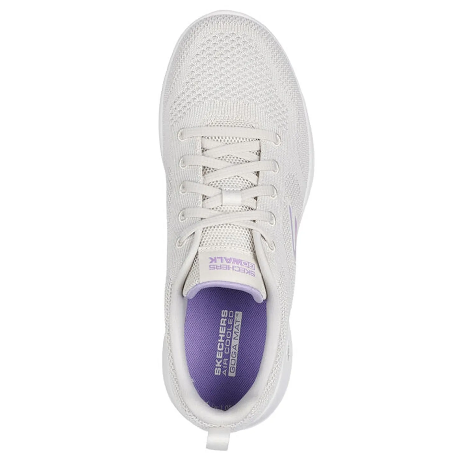 Walking*Skechers Women's , GO WALK Joy - Violet Walking Shoe Natural/Purple