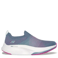 Walking*Skechers Women's , GO WALK Max Walker Sally Sneaker Charcoal Purple
