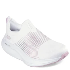 Walking*Skechers Women's , GO WALK Max Walker Sally Sneaker White Pink