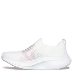 Walking*Skechers Women's , GO WALK Max Walker Sally Sneaker White Pink