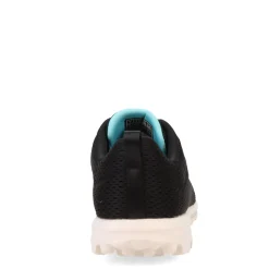 Walking*Skechers Women's , GO WALK Travel - Fun Journey Sneaker - Wide Width Black