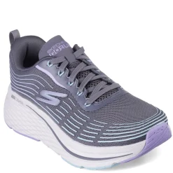 Running*Skechers Women's , GOrun Max Cushioning Elite 2.0 Sneaker Grey / Purple