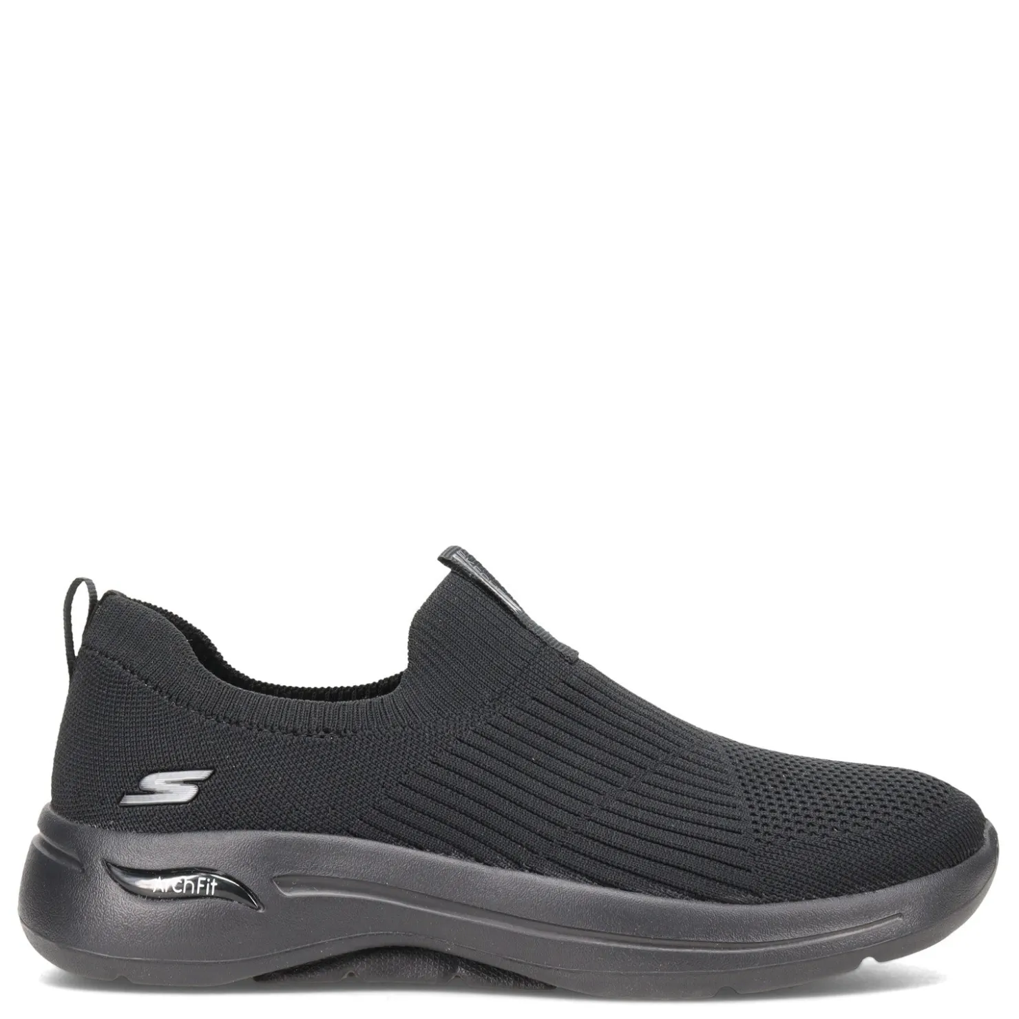 Walking*Skechers Women's , GOwalk Arch Fit - Iconic Slip-On - Wide Width Black/Black