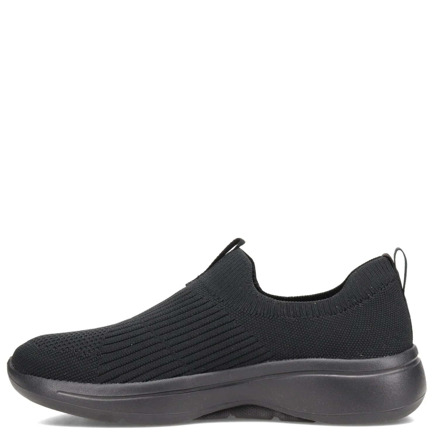 Walking*Skechers Women's , GOwalk Arch Fit - Iconic Slip-On - Wide Width Black/Black