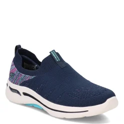 Walking*Skechers Women's , GOwalk Arch Fit - Fun Times Sneaker Navy Multi