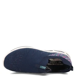 Walking*Skechers Women's , GOwalk Arch Fit - Fun Times Sneaker Navy Multi