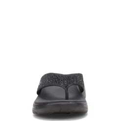 Wedges*Skechers Women's , GOwalk Arch Fit - Dazzle Sandal Black