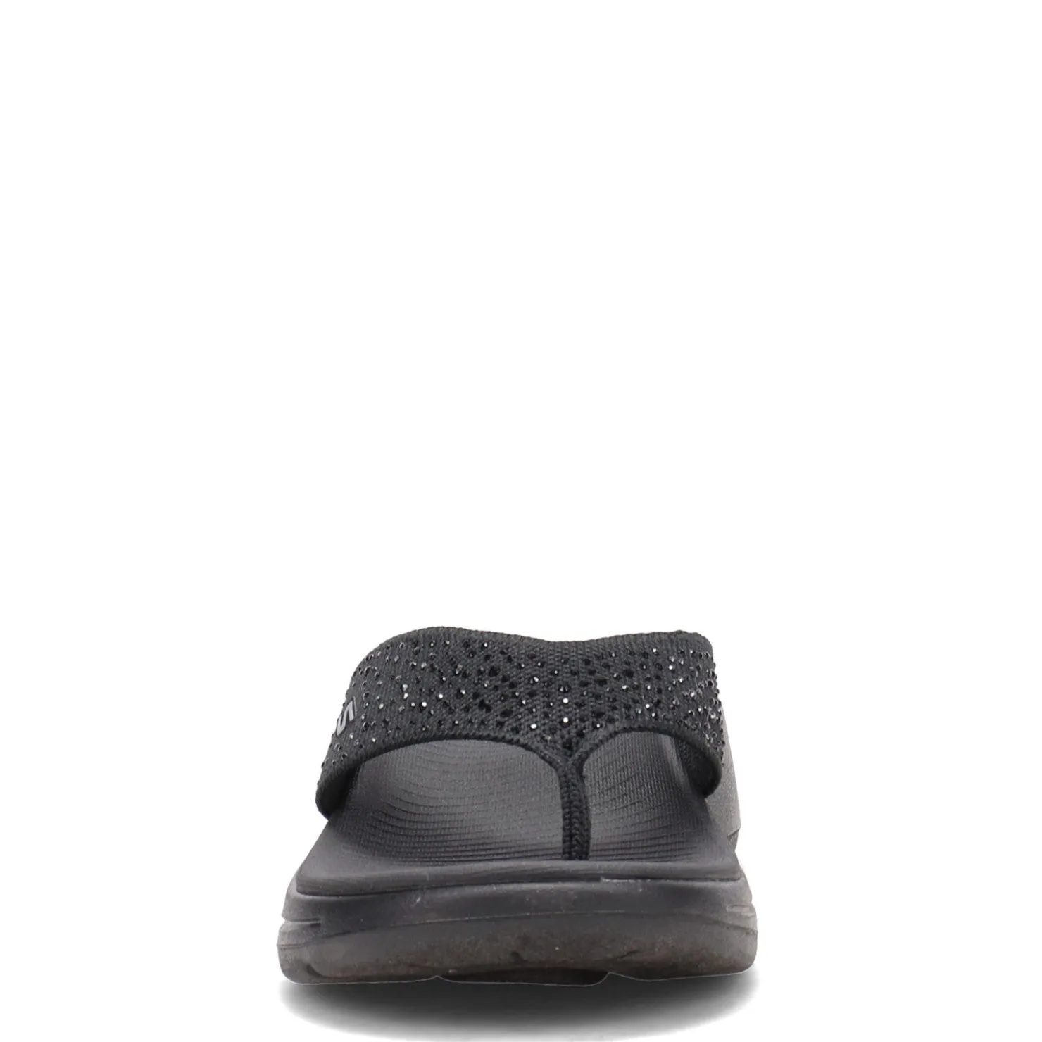 Wedges*Skechers Women's , GOwalk Arch Fit - Dazzle Sandal Black
