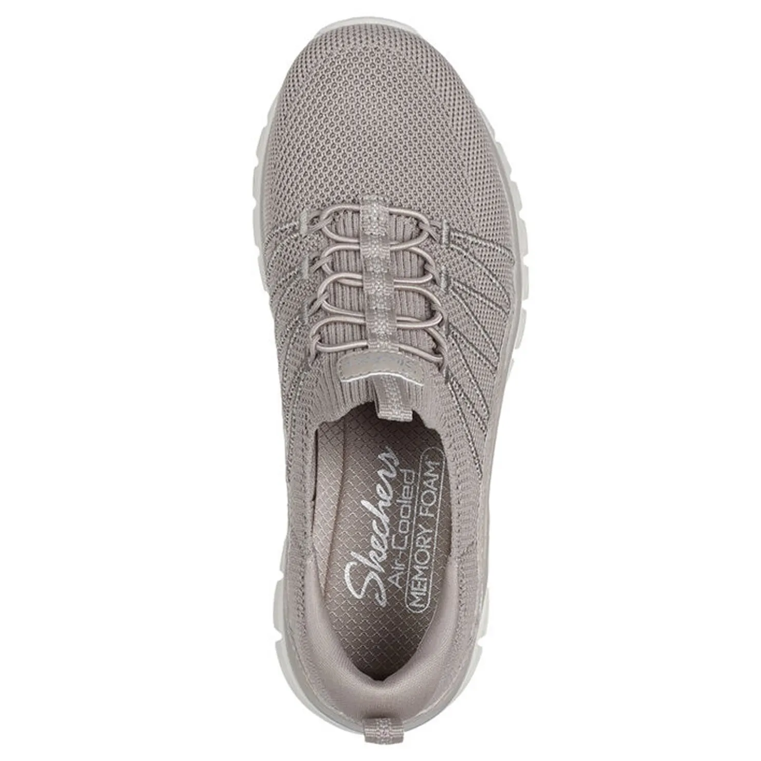 Wedges*Skechers Women's , Graceful - Picture Perfect Sneaker Taupe