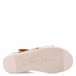 Wedges*Skechers Women's , Lifted Comfort Sandal Chestnut