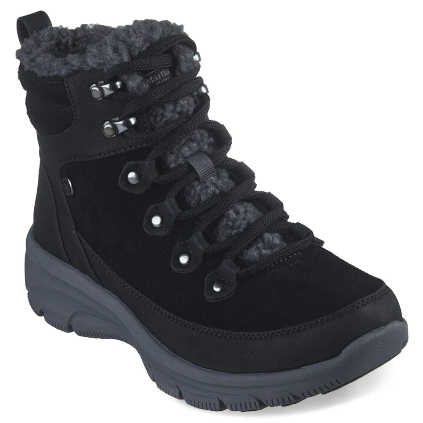 Women's , Martha Stewart Easy Going Winter Road Boot|Skechers New