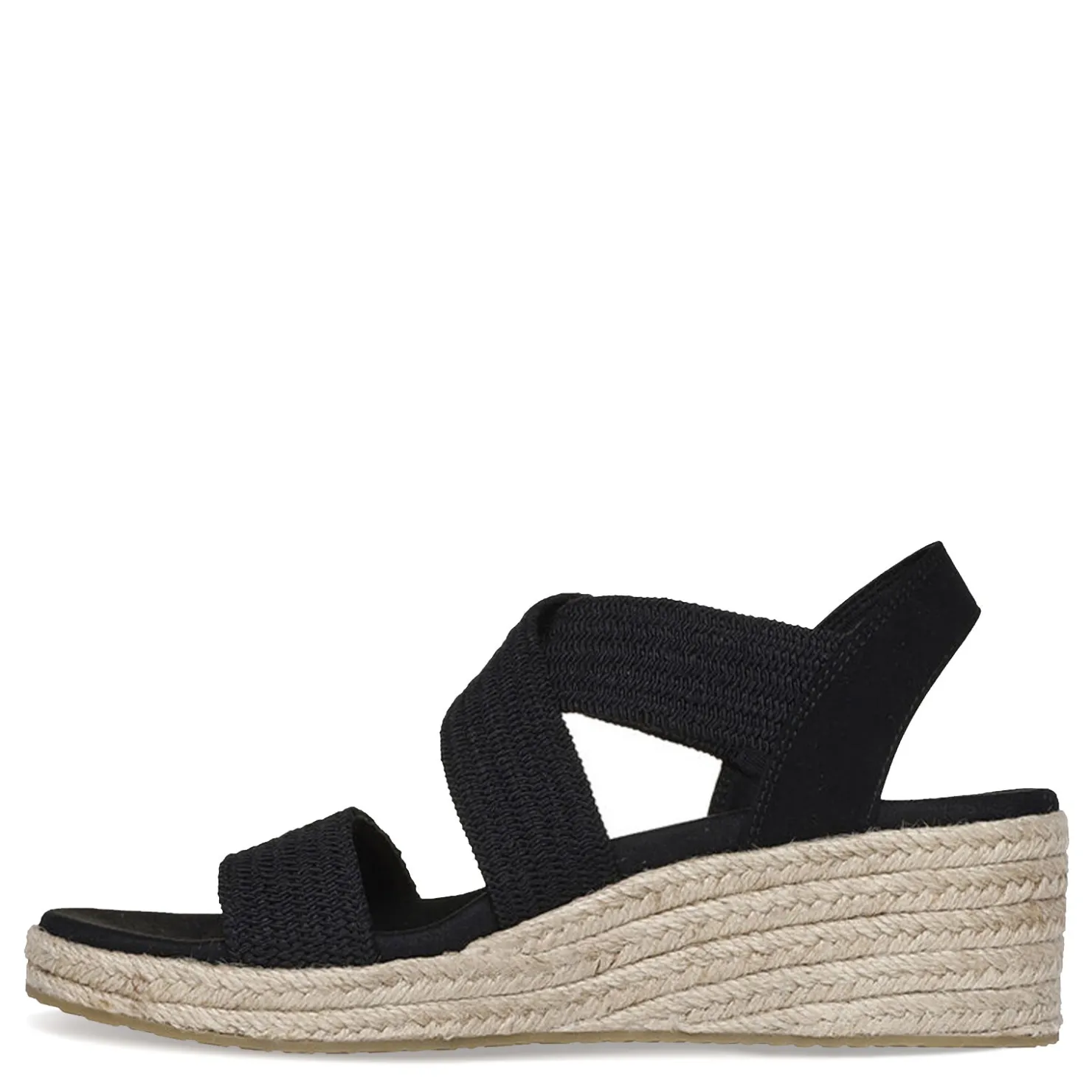 Wedges*Skechers Women's , Martha Stewart: Arch Fit Beverlee - Brentwood Sandal Black