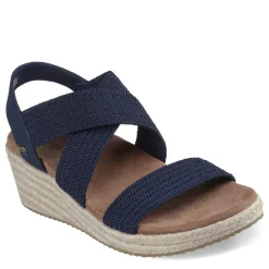Footbed Sandals*Skechers Women's , Martha Stewart: Arch Fit Beverlee - Brentwood Sandal Navy