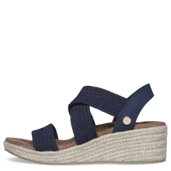 Footbed Sandals*Skechers Women's , Martha Stewart: Arch Fit Beverlee - Brentwood Sandal Navy