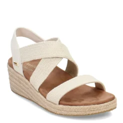 Footbed Sandals*Skechers Women's , Martha Stewart: Arch Fit Beverlee - Brentwood Sandal Off White