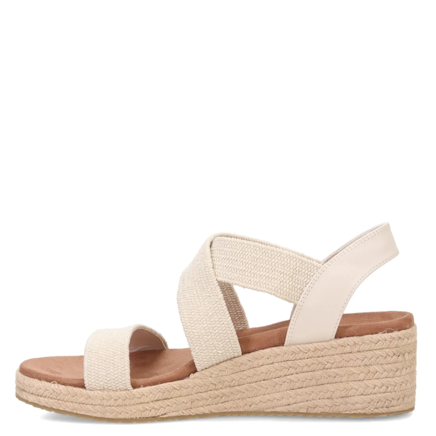 Wedges*Skechers Women's , Martha Stewart: Arch Fit Beverlee - Brentwood Sandal Off White