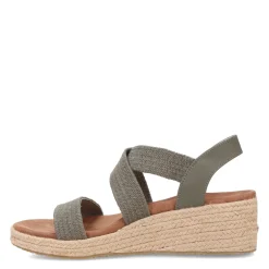 Footbed Sandals*Skechers Women's , Martha Stewart: Arch Fit Beverlee - Brentwood Sandal Olive