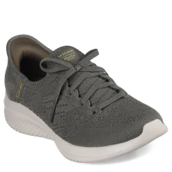 Fashion & Street*Skechers Women's , Martha Stewart - Slip-ins: Ultra Flex 3.0 Back On Track Sneaker Olive