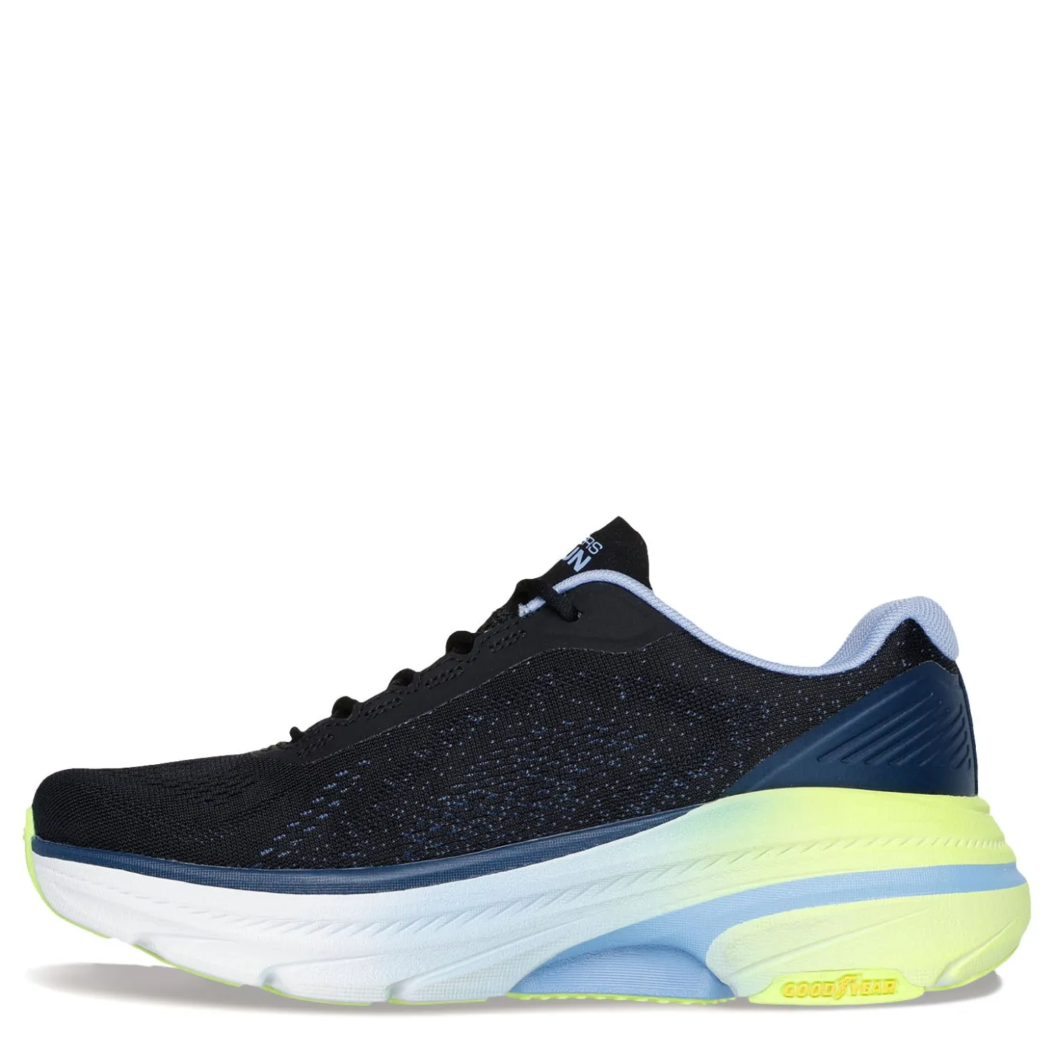 Running*Skechers Women's , Max Cushioning Arch Fit 2.0 - Alcona Sneaker Black/Light Blue