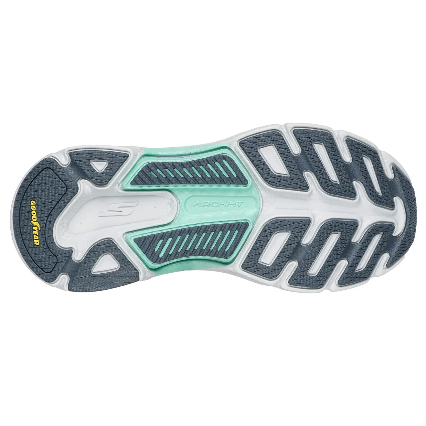Running*Skechers Women's , Max Cushioning Arch Fit 2.0 - Avenida Sneaker Grey/Mint