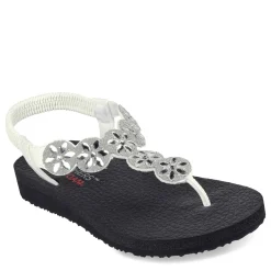 Women's , Meditation - Sparkly Fleur Sandal|Skechers Discount