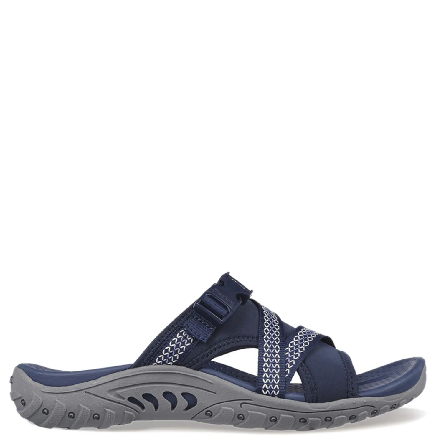 Outdoor & Hiking*Skechers Women's , Reggae - Slide Thru Sandal Navy