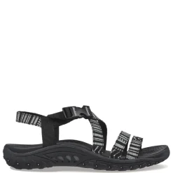 Outdoor & Hiking*Skechers Women's , Reggae - Trail On By Sandal Black/White