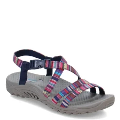 Outdoor & Hiking*Skechers Women's , Reggae - Trail On By Sandal Navy Multi