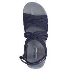 Outdoor & Hiking*Skechers Women's , Reggae Cup - Simply Biased Sandal Navy