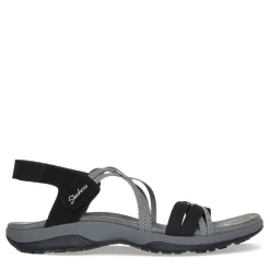Women's , Reggae Slim - Takes Two Sandal - Wide Width|Skechers Outlet
