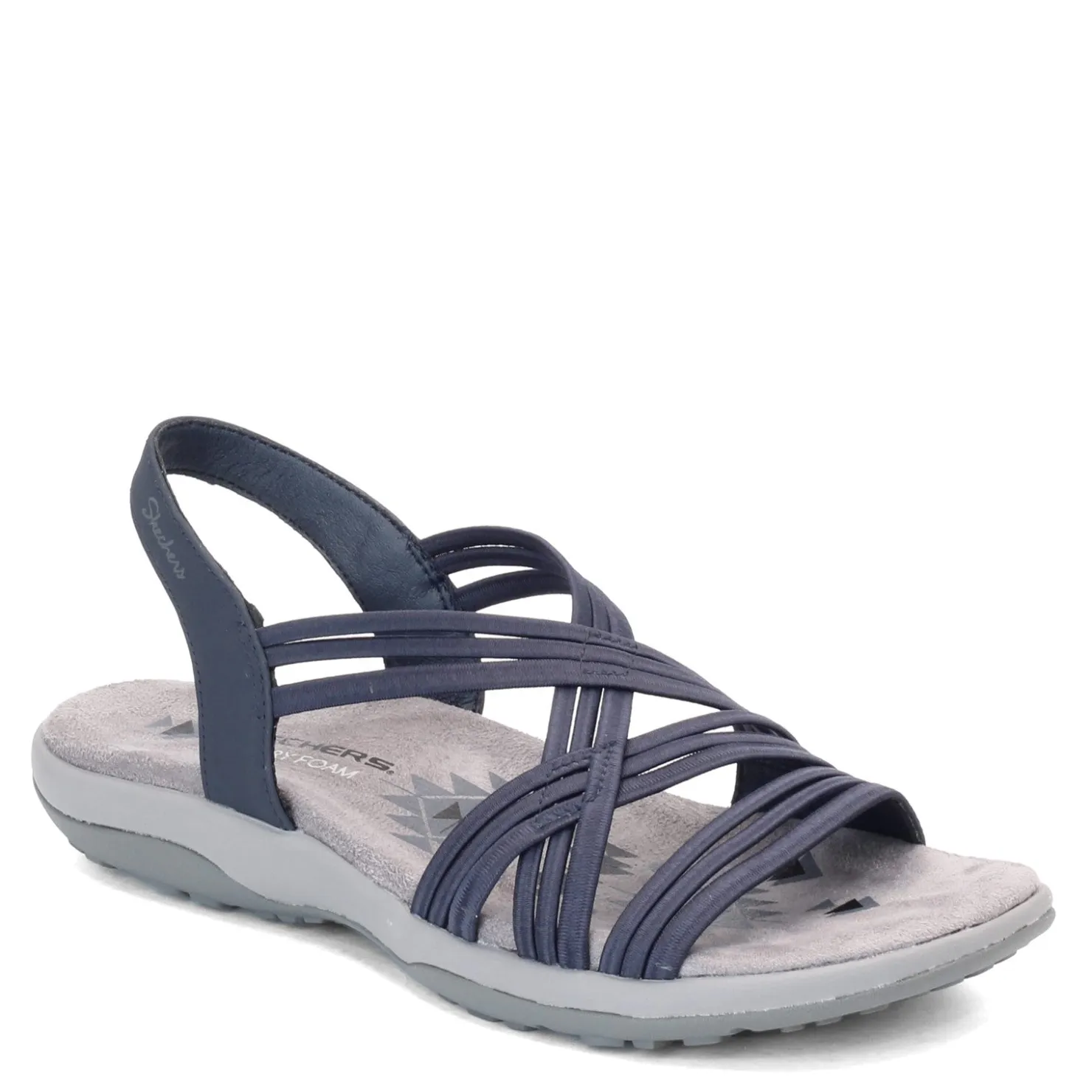 Women's , Reggae Slim - Simply Stretch Sandal|Skechers Outlet