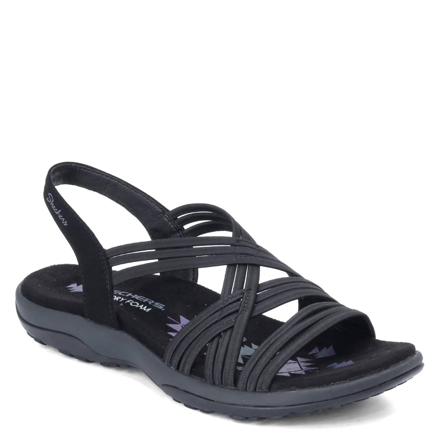 Women's , Reggae Slim - Simply Stretch Sandal|Skechers