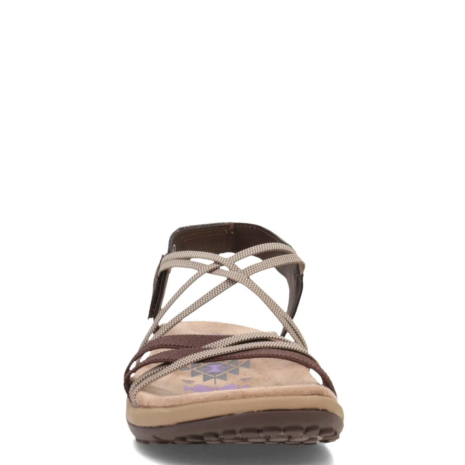 Outdoor & Hiking*Skechers Women's , Reggae Slim - Takes Two Sandal Chocolate