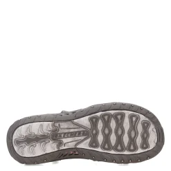 Outdoor & Hiking*Skechers Women's , Reggae Strappy Sling Sandal Gray