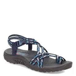 Outdoor & Hiking*Skechers Women's , Reggae Strappy Sling Sandal Navy