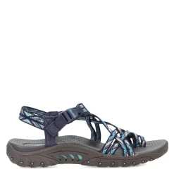 Outdoor & Hiking*Skechers Women's , Reggae Strappy Sling Sandal Navy