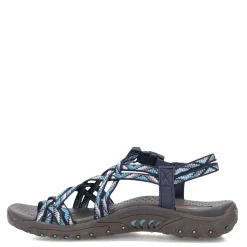 Outdoor & Hiking*Skechers Women's , Reggae Strappy Sling Sandal Navy