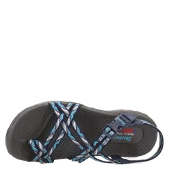 Outdoor & Hiking*Skechers Women's , Reggae Strappy Sling Sandal Navy