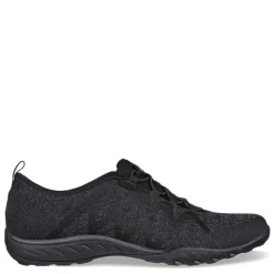Walking*Skechers Women's , Relaxed Fit: Breathe-Easy - Infi-Knity Sneaker Black