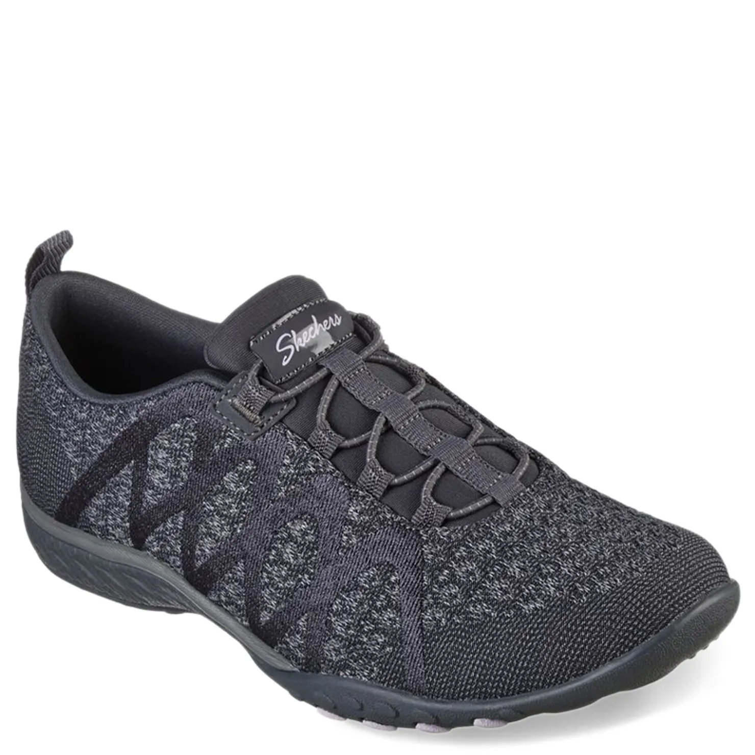 Walking*Skechers Women's , Relaxed Fit: Breathe-Easy - Infi-Knity Sneaker Charcoal