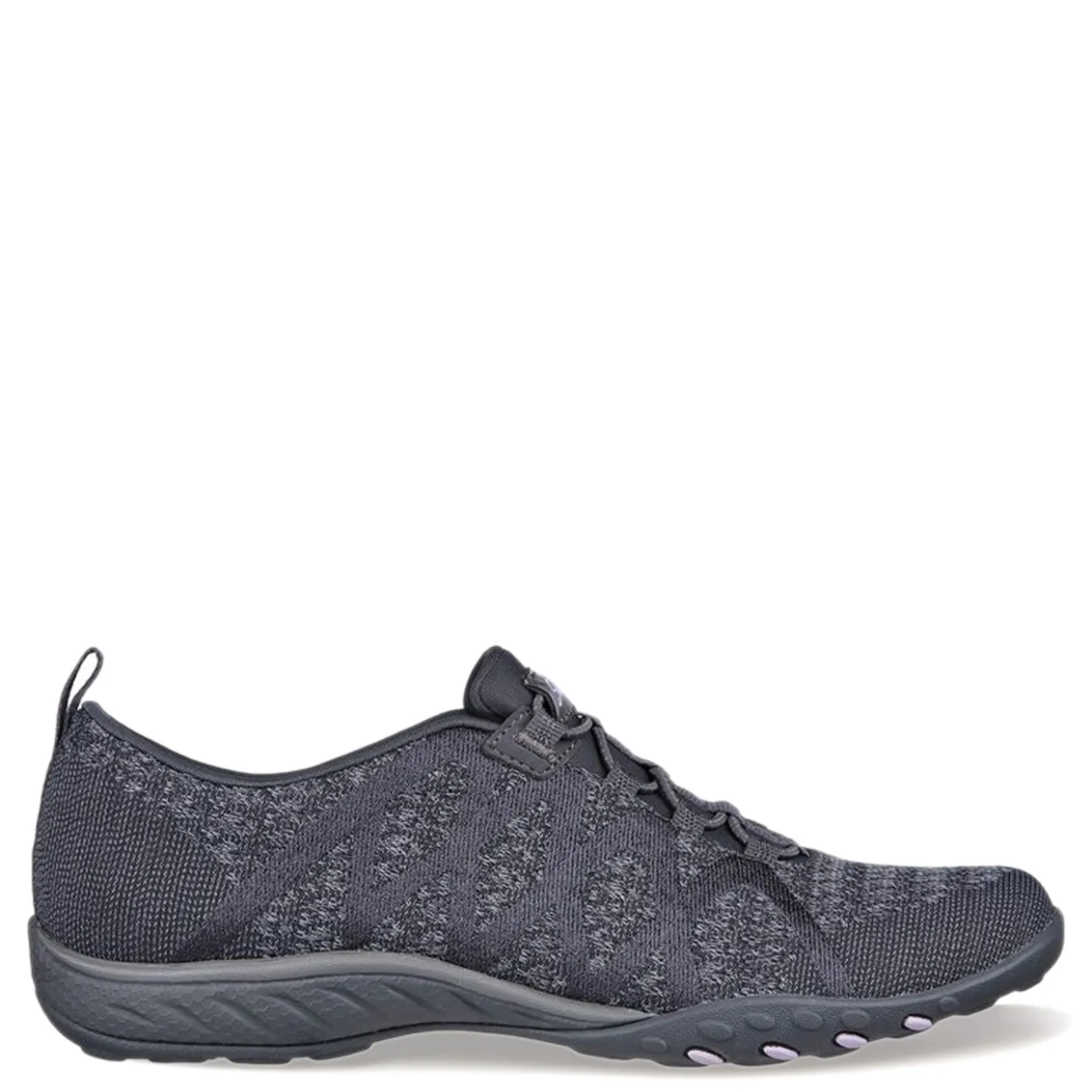 Walking*Skechers Women's , Relaxed Fit: Breathe-Easy - Infi-Knity Sneaker Charcoal