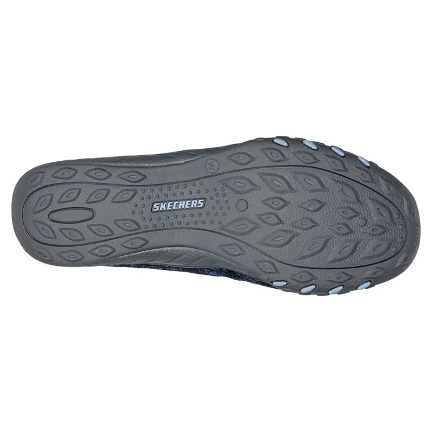 Walking*Skechers Women's , Relaxed Fit: Breathe-Easy - Infi-Knity Sneaker - Wide Width Navy