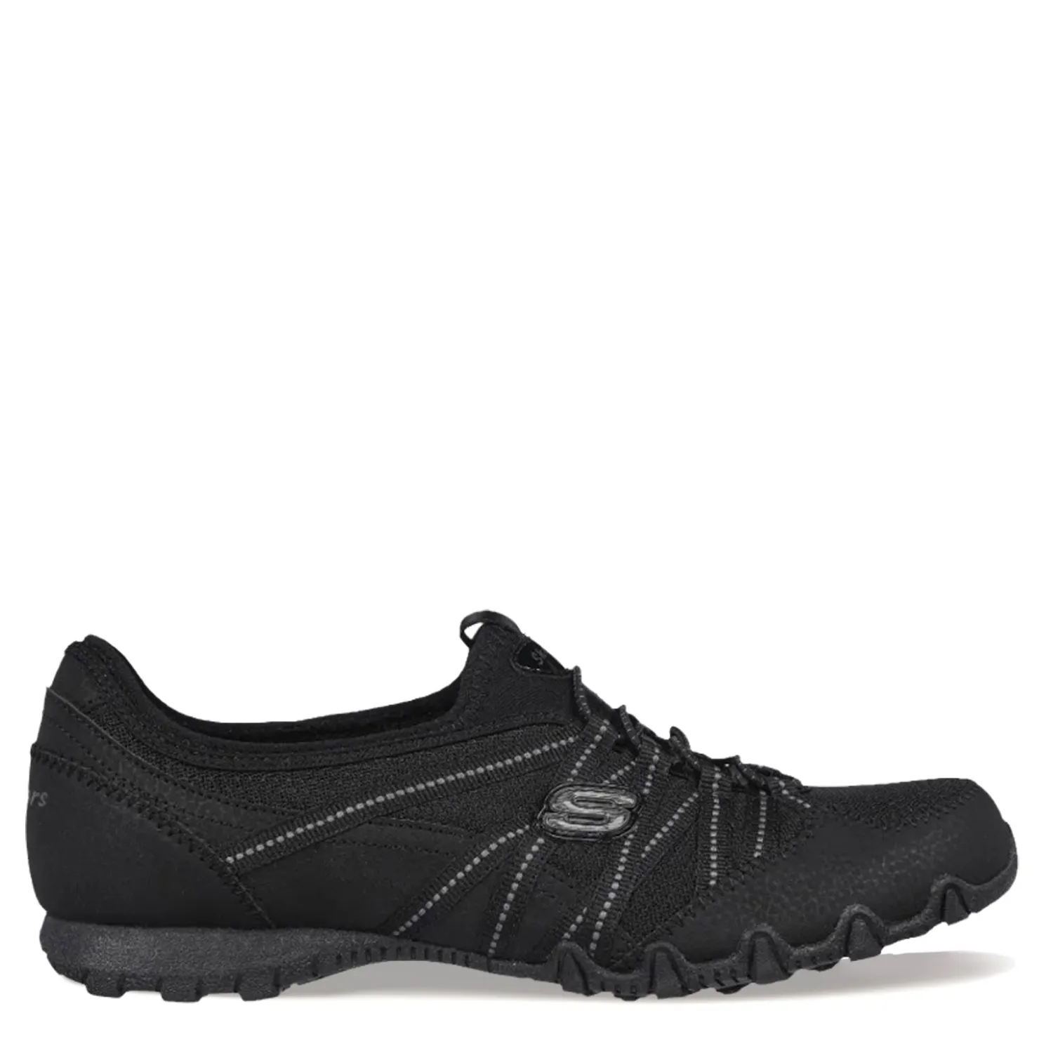 Fashion & Street*Skechers Women's , Relaxed Fit: Bikers Lite - Relive Sneaker - Wide Width Black