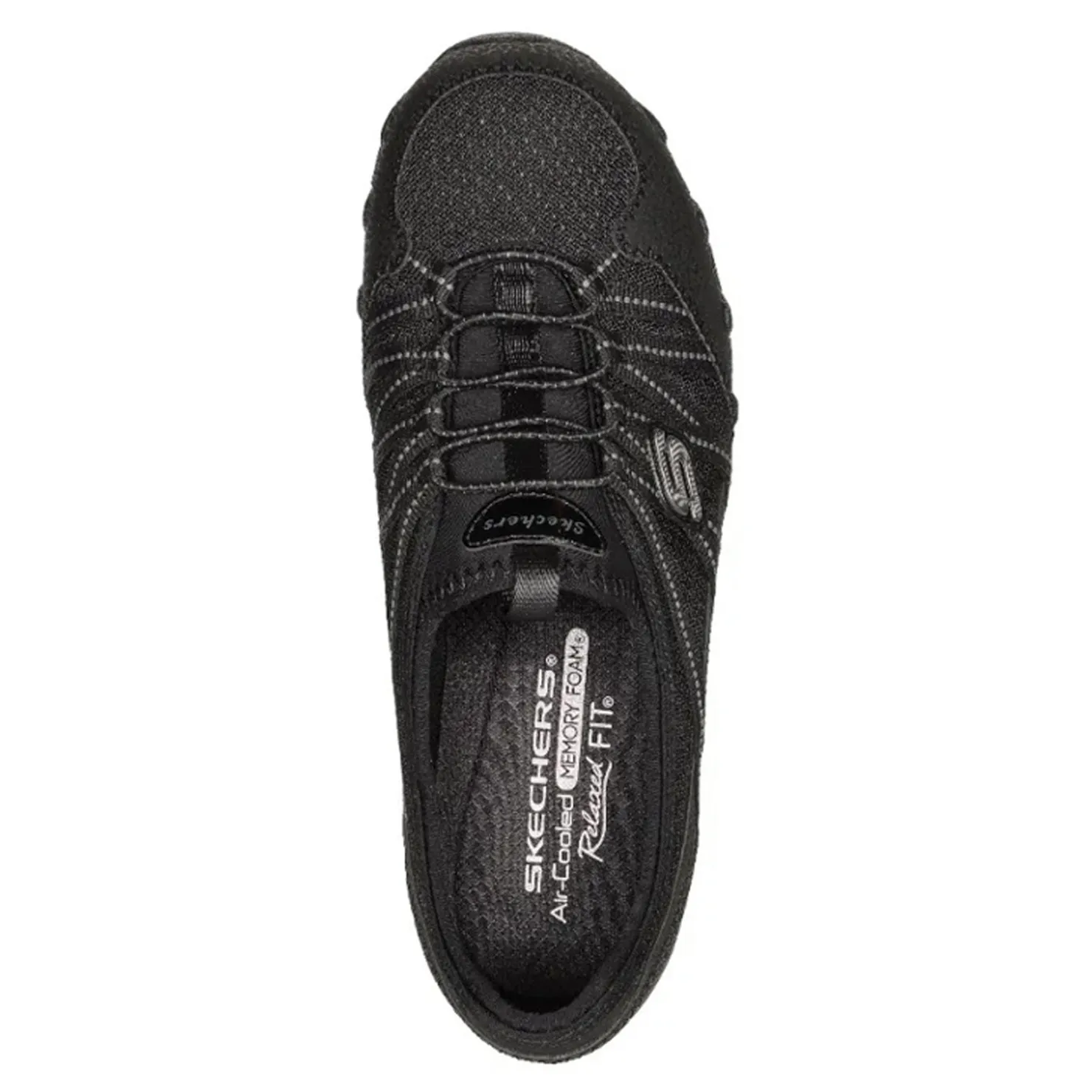 Fashion & Street*Skechers Women's , Relaxed Fit: Bikers Lite - Relive Sneaker - Wide Width Black