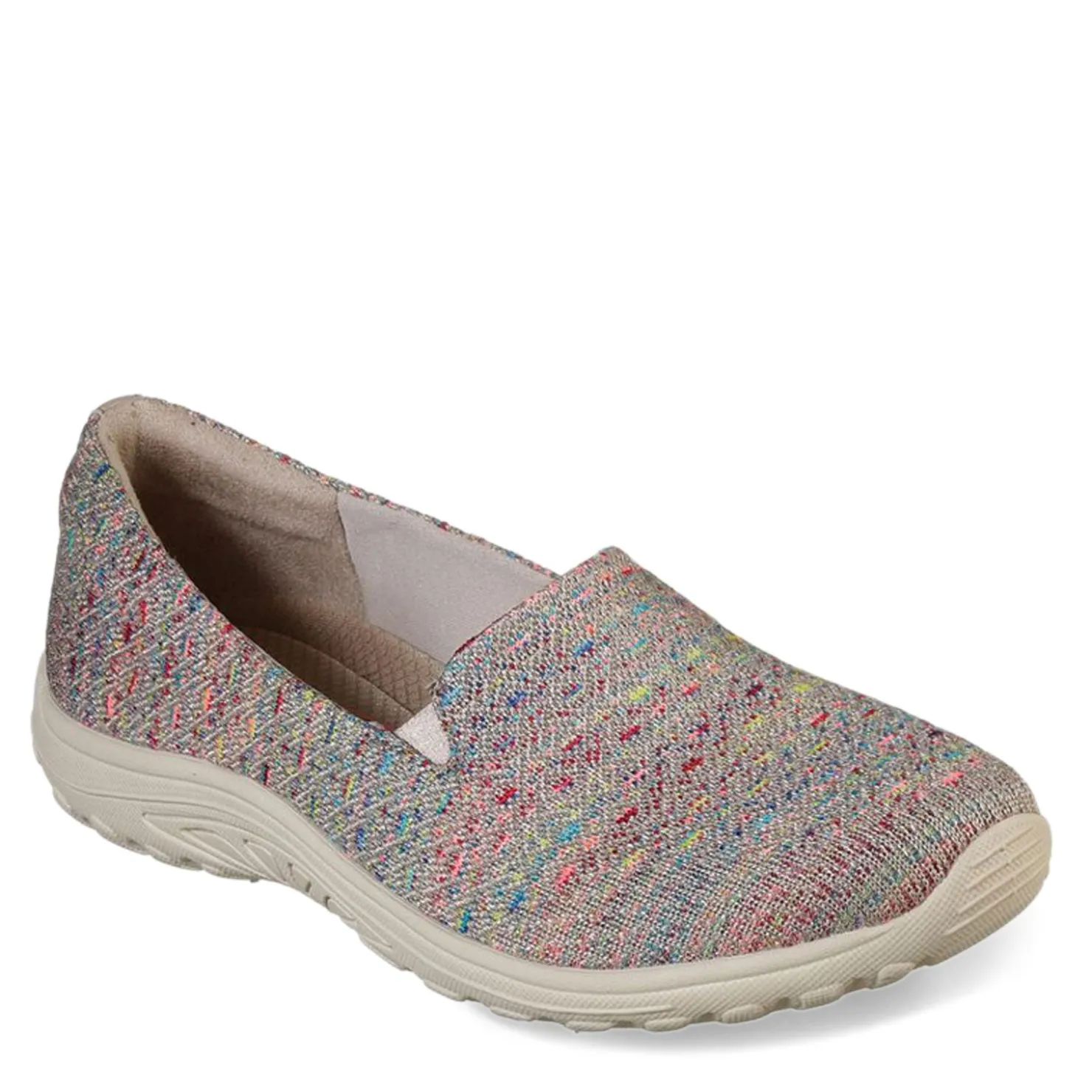 Women's , Relaxed Fit: Reggae Fest - Wicker Slip-On - Wide Width|Skechers New