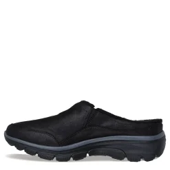 Women's , Relaxed Fit: Easy Going - Latte 2 Clog - Wide Width|Skechers Hot