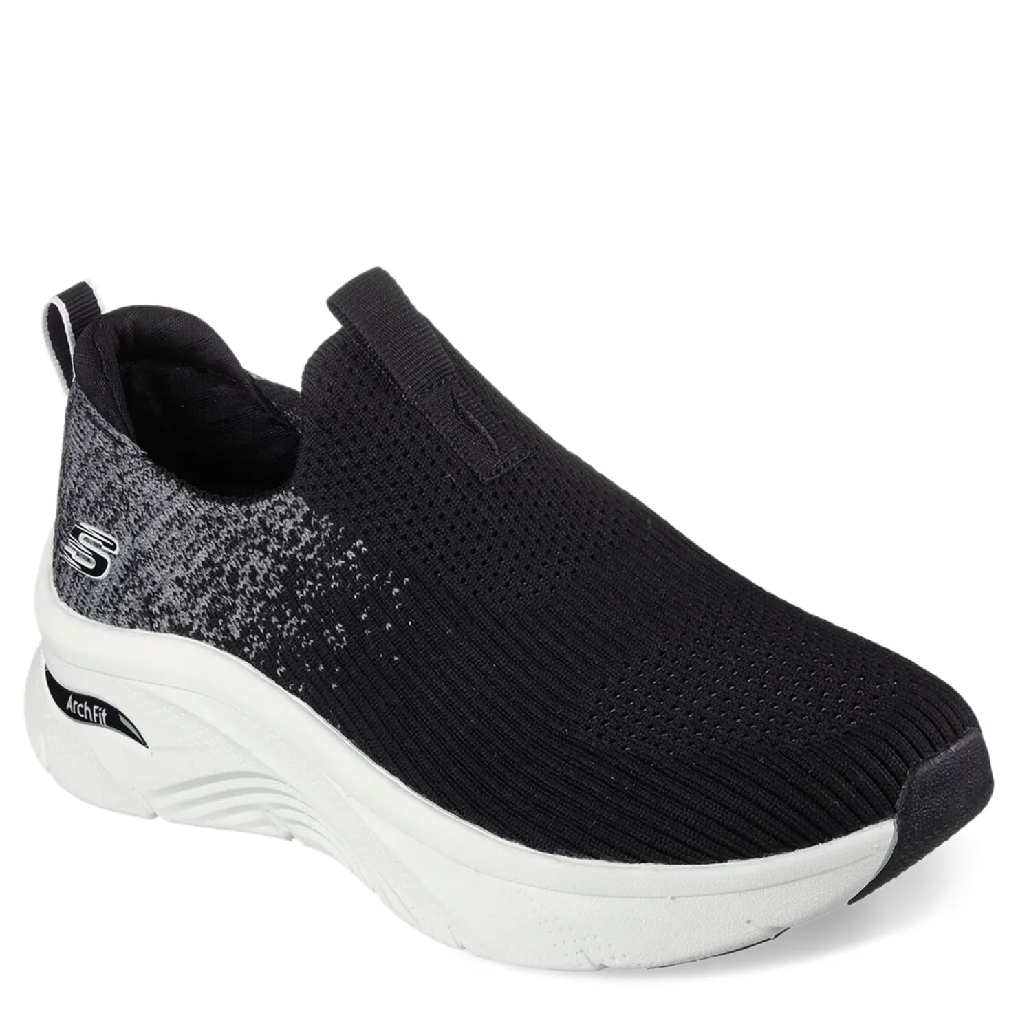 Walking*Skechers Women's , Relaxed Fit: Arch Fit D'Lux - Key Journey Sneaker Black