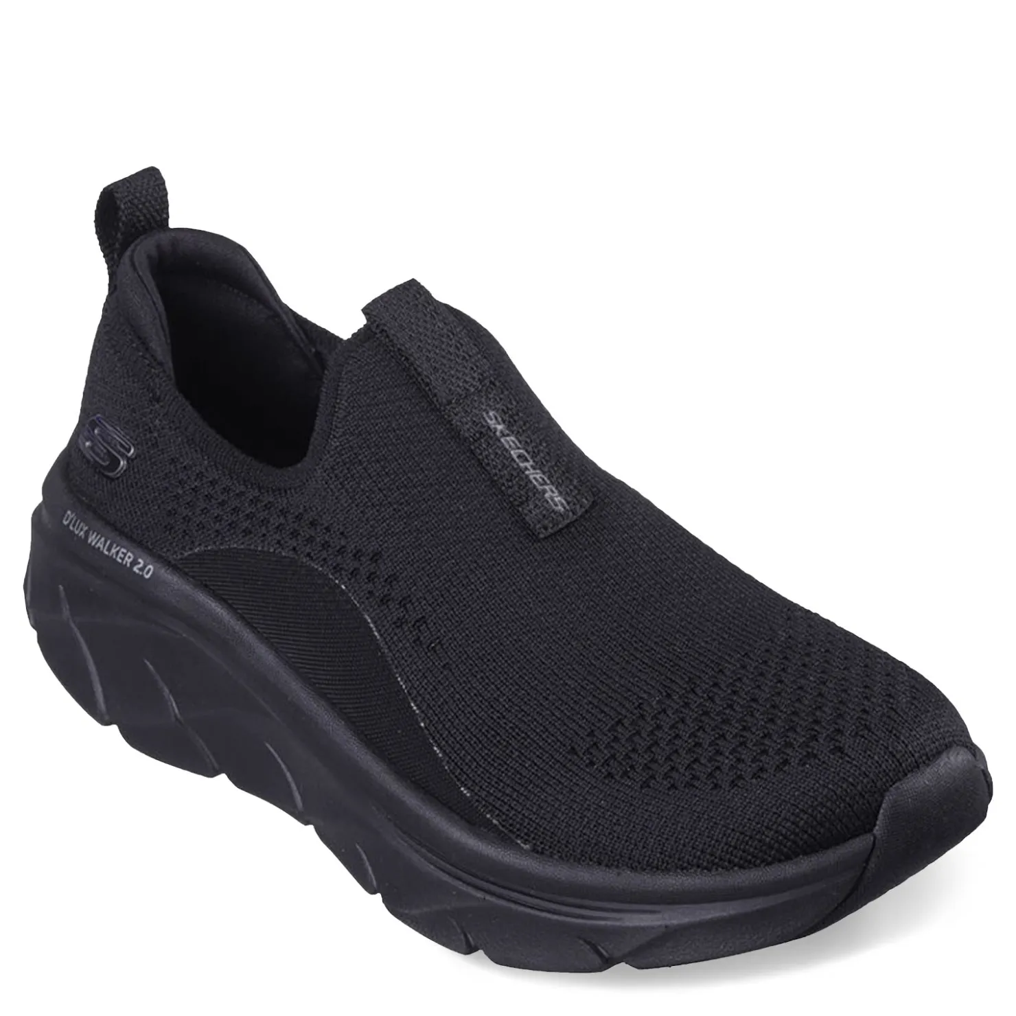 Walking*Skechers Women's , Relaxed Fit: D'Lux Walker 2.0 - Bold State Sneaker Black
