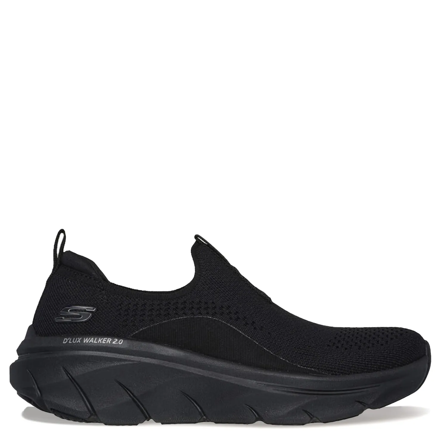 Walking*Skechers Women's , Relaxed Fit: D'Lux Walker 2.0 - Bold State Sneaker Black