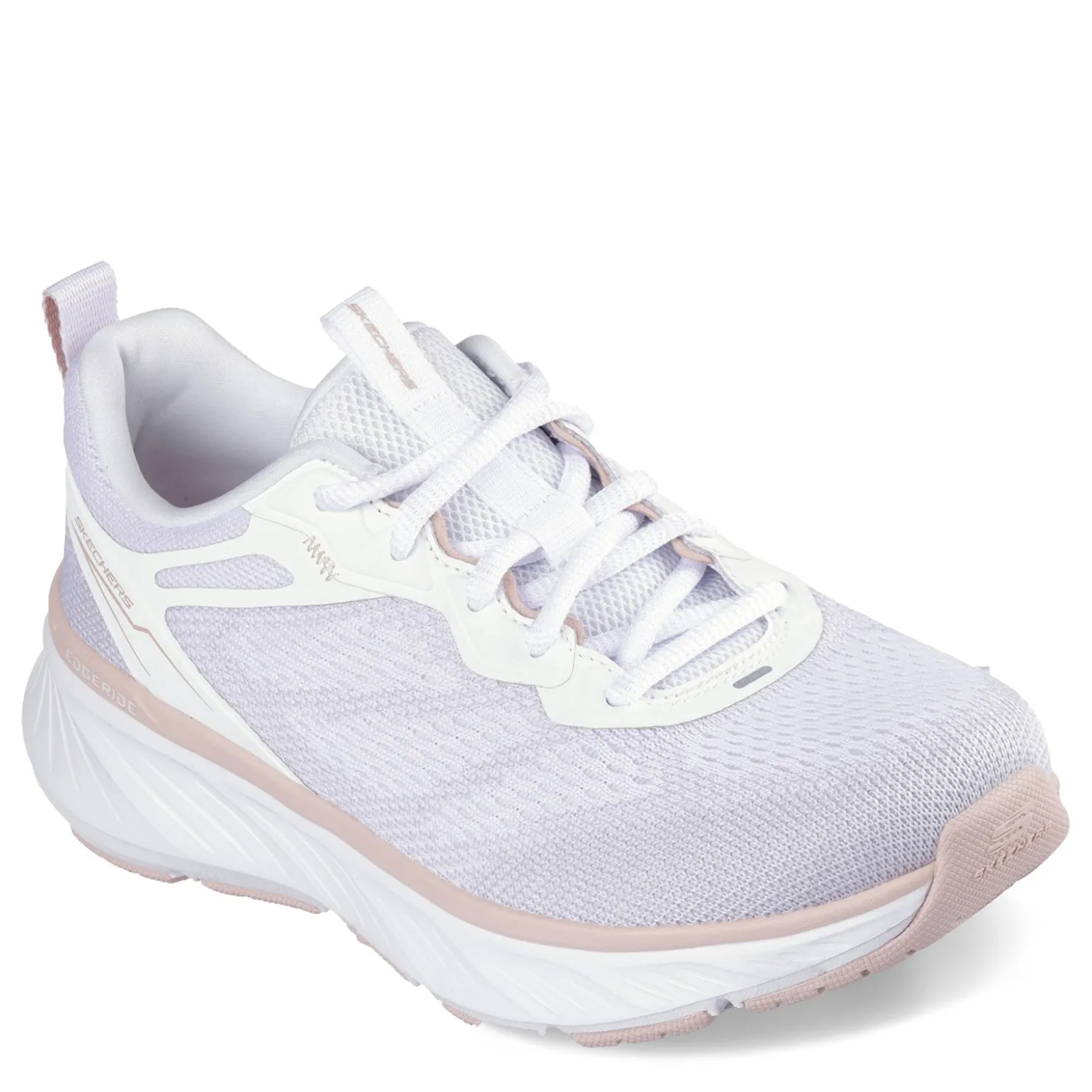 Walking*Skechers Women's , Relaxed Fit: Edgeride - Power Flow Sneaker White/Natural